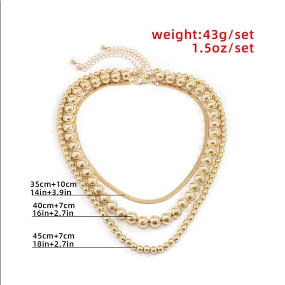 3PC Trendy Necklace Set - Picture 5 of 8